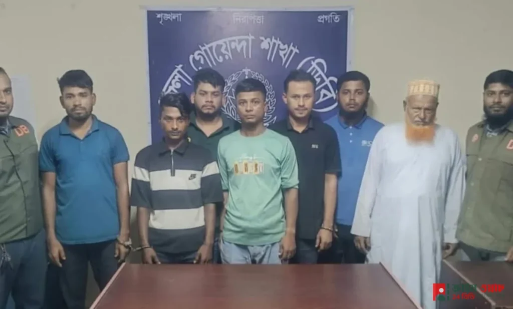 মেহেরপুরে ডিবি ও সাইবার ক্রাইমের প্রতার/ণার চার মাম?লায় গ্রেপ্তার ৭