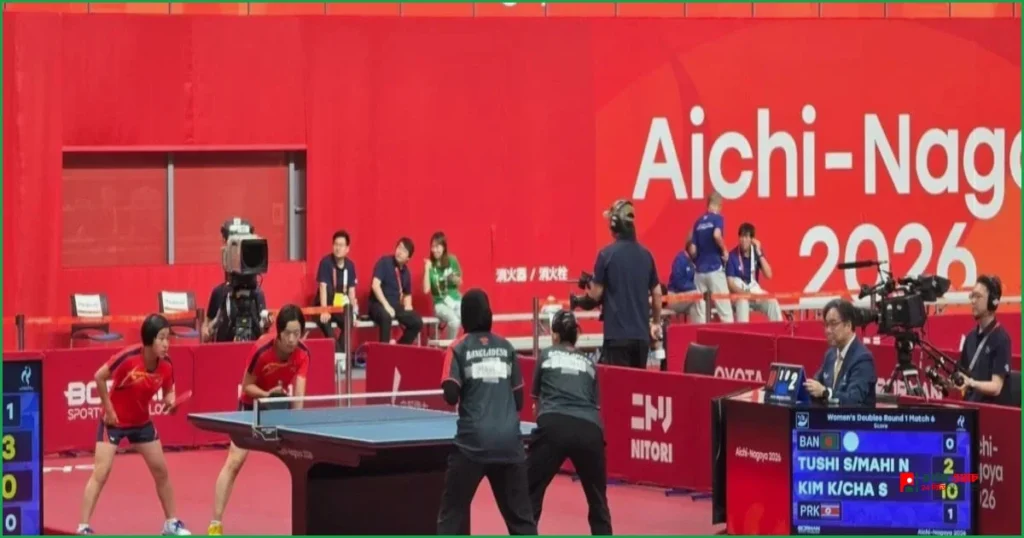 এশিয়ান গেমসে উত্তর কোরিয়ার কাছে হারল বাংলাদেশ নারী টেবিল টেনিস দল