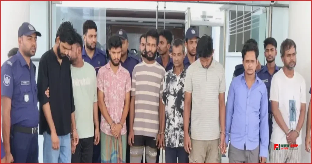 চট্টগ্রামে শীর্ষ সন্ত্রাসী ডেভিড ইমনের ৭ সহযোগী গ্রেপ্তার, অস্ত্র ও মোবাইল উদ্ধার