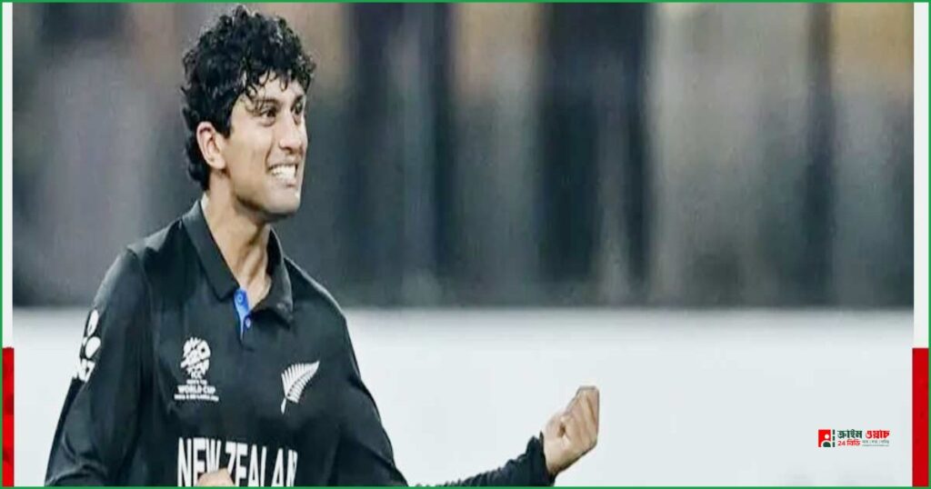 শুটিংয়ে ক্যাচ ধরতে গিয়ে কাঁধে চোট পেলেন রাচিন