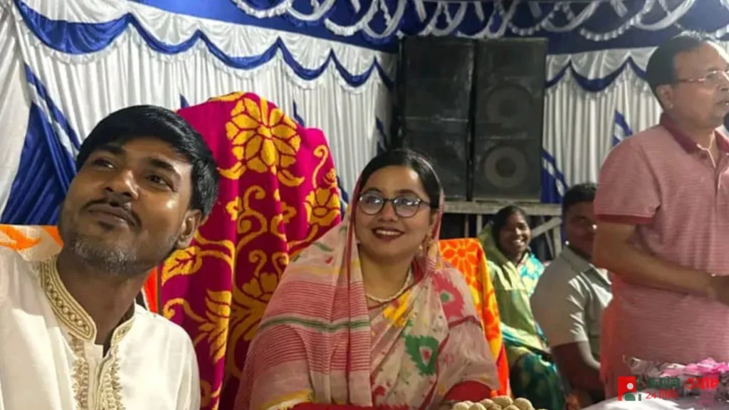 শারদীয় দুর্গাপূজা উপলক্ষে কাঠালিয়ায় বিভিন্ন মন্দির পরিদর্শন করলেন সংসদ সদস্য ডা. মাহমুদা মিতু