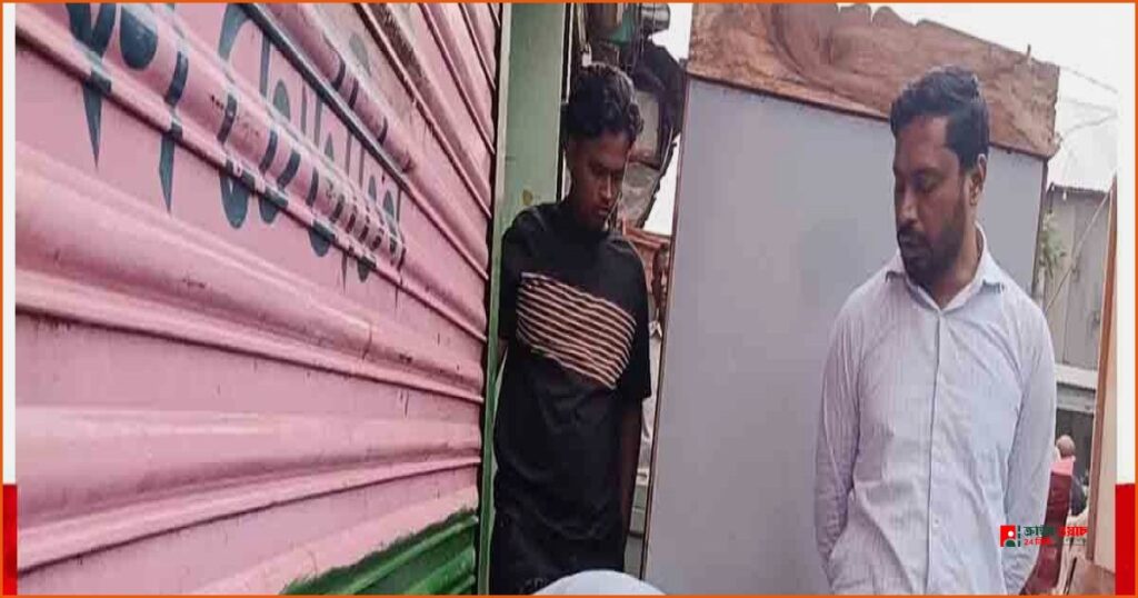 জাজিরায় আদালতের নির্দেশে বিএনপি নেতার অবৈধ দখলকৃত দোকান সিলগালা