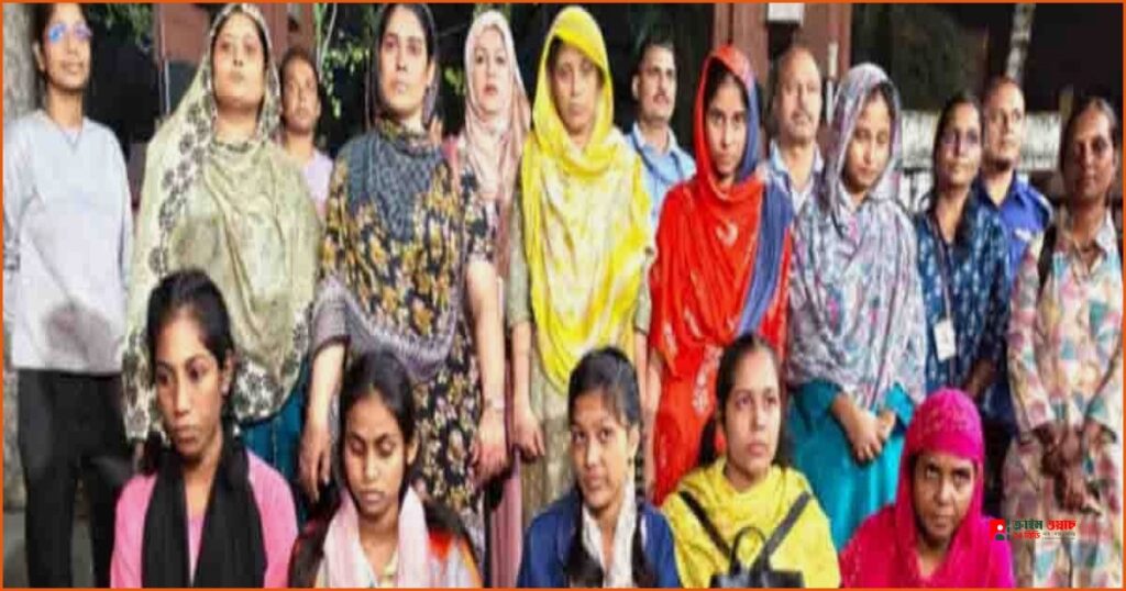 ভারতে কারাভোগ শেষে দেশে ফিরলেন ১০ বাংলাদেশি নারী